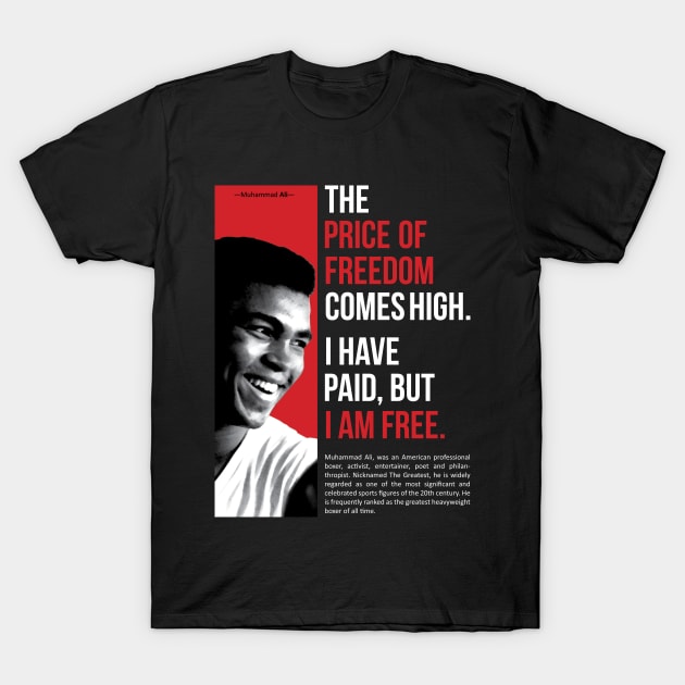 Muhammad Ali the greatest T-Shirt by ZUNAIRA